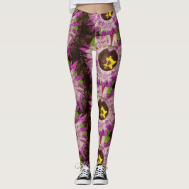 bloem afbeelding leggingen leggings