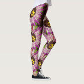 bloem afbeelding leggingen leggings (Rechts)