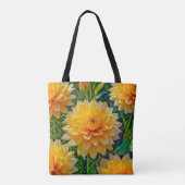 Bloem Afbeelding Nr. 13, Bloemenserie, Tote Tas (Achterkant)