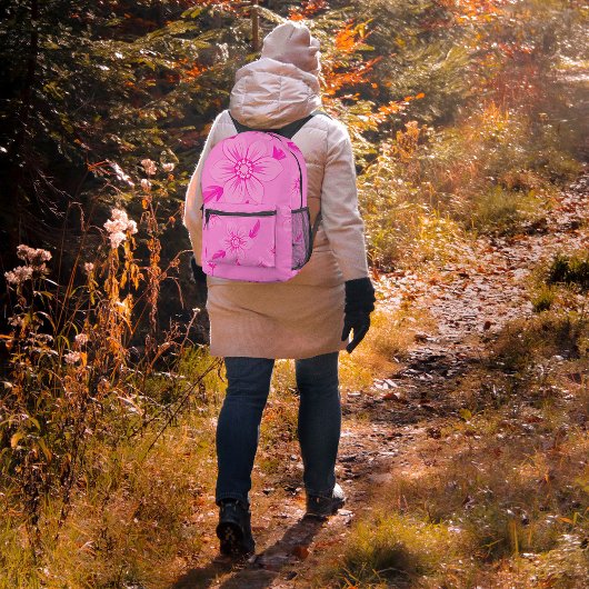 Bloem Afbeelding nr. 1 in de Floral Design Series Bedrukte Rugzak