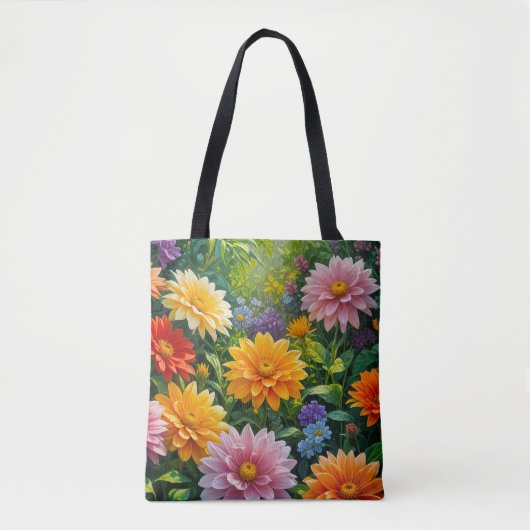 Bloem Afbeelding Nr. 29, Bloemenserie, Tote Tas (Voorkant)