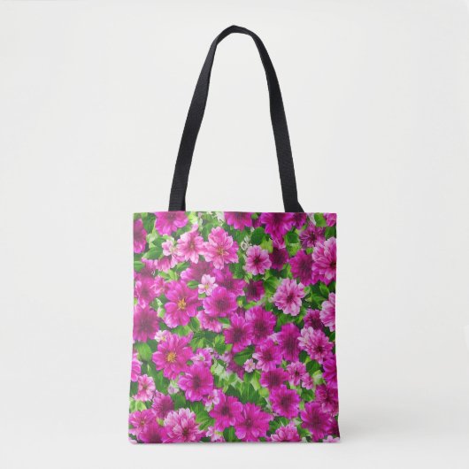 Bloem Afbeelding Nr. 2, Bloemenserie, Tote Tas (Voorkant)