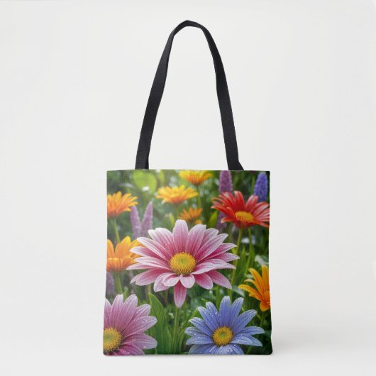 Bloem Afbeelding Nr. 30, Bloemenserie, Tote Tas (Voorkant)