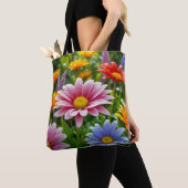 Bloem Afbeelding Nr. 30, Bloemenserie, Tote Tas (Dichtbij)