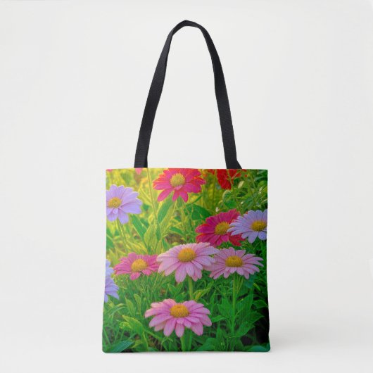 Bloem Afbeelding Nr. 8, Bloemenserie, Tote Tas (Voorkant)