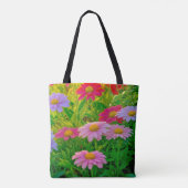 Bloem Afbeelding Nr. 8, Bloemenserie, Tote Tas (Achterkant)