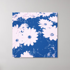Bloem afbeelding op canvas afdruk