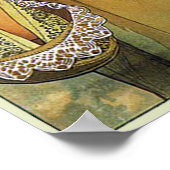 Bloem Alphonse Mucha Fine Art Poster (Hoek)