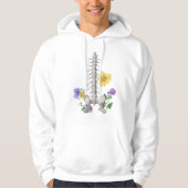 Bloem Anatomie - Wervels, Heupbot Hoodie (Voorkant)