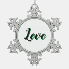 Bloem Anatomie - Wervels, Heupbot Tin Sneeuwvlok Ornament