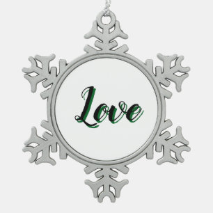 Bloem Anatomie - Wervels, Heupbot Tin Sneeuwvlok Ornament