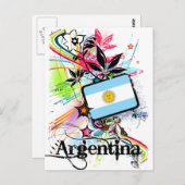 Bloem Argentinië Briefkaart (Voorkant / Achterkant)