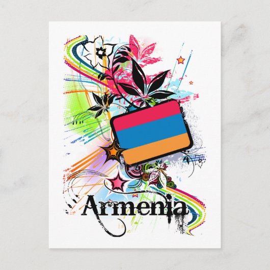 Bloem Armenië Briefkaart (Voorkant)