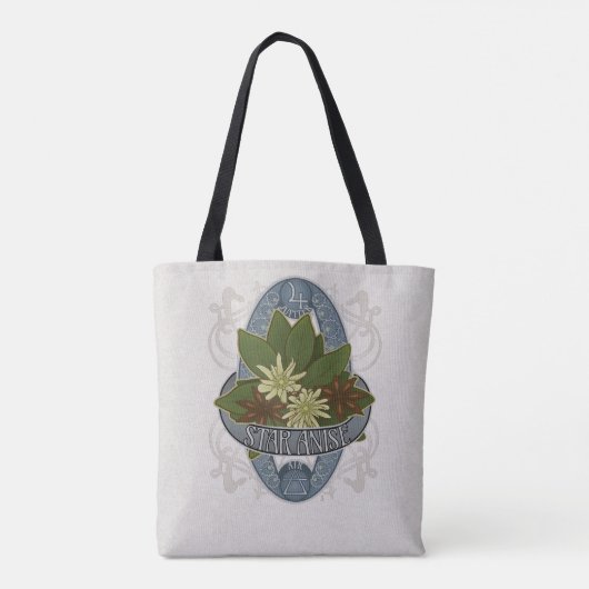Bloem Astrologie en Magie - Steranijs Tote Bag (Achterkant)