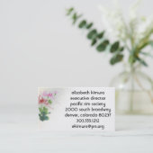  Bloem Aziatische Stijl Visitekaartjes (Staand voorkant)