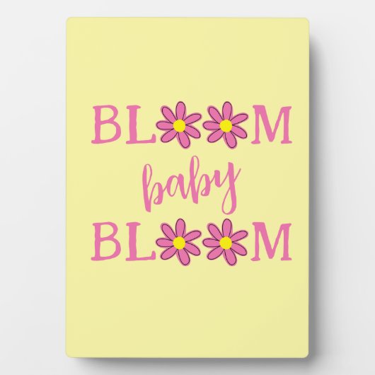 Bloem Baby Bloem  Fotoplaat (voorkant)