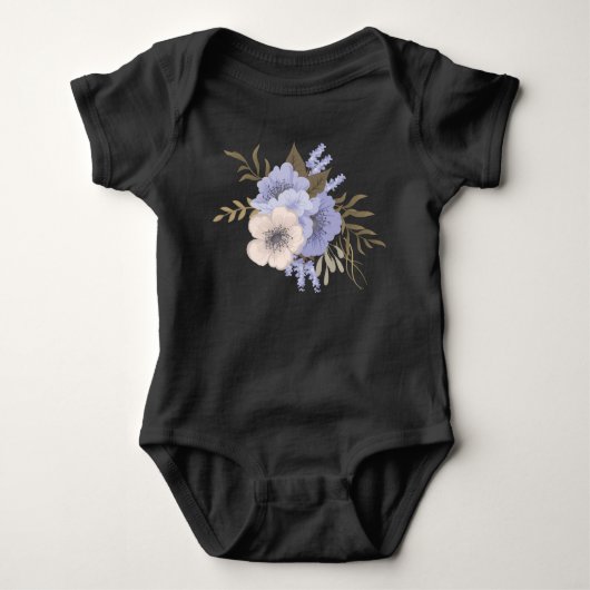 bloem baby body romper (Voorkant)