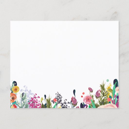 Bloem Baby shower Hoe groot is mama's Belly Game (Achterkant)