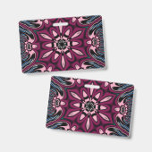 bloem badge (Voor- en achterkant)