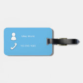 Bloem Bagagelabel (Achterkant horizontaal)