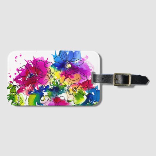 Bloem Bagagelabel (Voorkant (horizontaal))