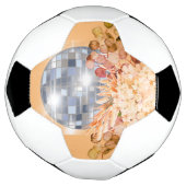 Bloem Bal Orange Disco Bal Bruidsfeest Voetbal (Gedraaid)
