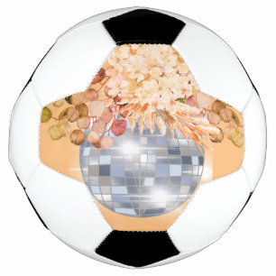 Bloem Bal Orange Disco Bal Bruidsfeest Voetbal