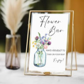 Bloem Bar Teken, Wildflower Boeket Bar Print