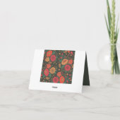 bloem bedankkaart (Achterkant)