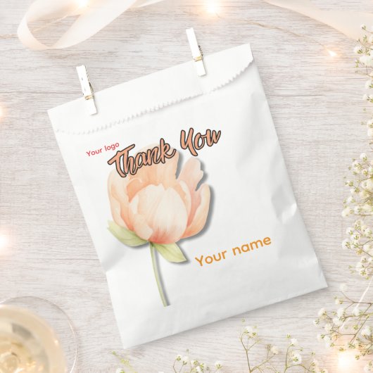 bloem bedankzakje (Geknipt)