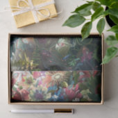 Bloem bedekte fee meisje decoupage tissuepapier (Geschenk)