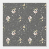Bloem Behang met Pastel Kleuren (Voorkant)
