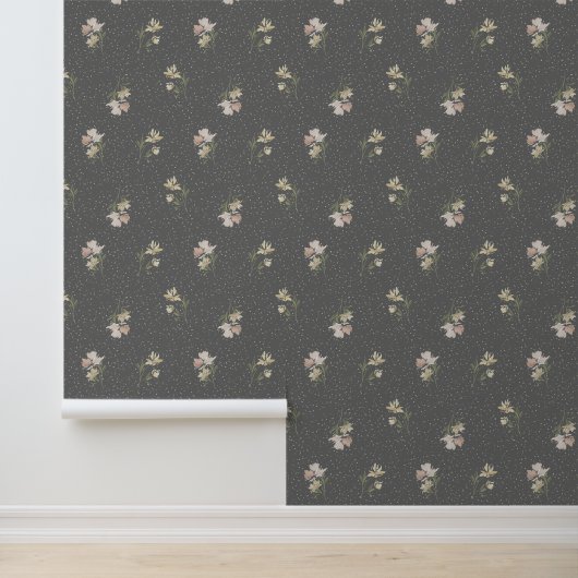 Bloem Behang met Pastel Kleuren (Applicatie)