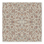 bloem beige behang (Voorkant)