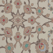 bloem beige behang (Zoom)