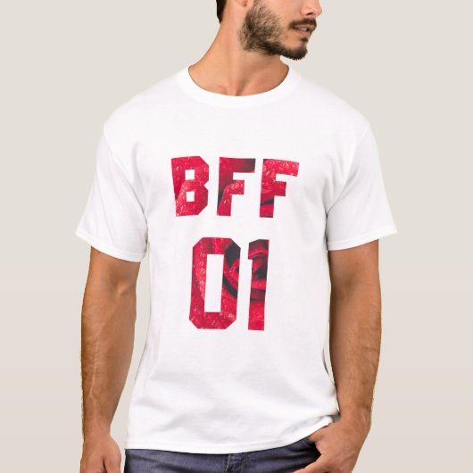 Bloem Beste vrienden voor 3 - BFF 01 T-shirt (Voorkant)