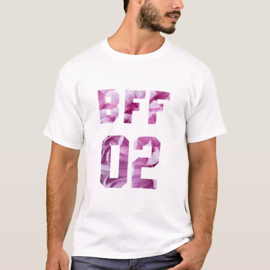 Bloem Beste vrienden voor 3 - BFF 02 T-shirt (Voorkant)