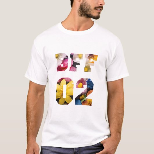 Bloem Beste vrienden voor 3 - BFF 02 T-shirt (Voorkant)
