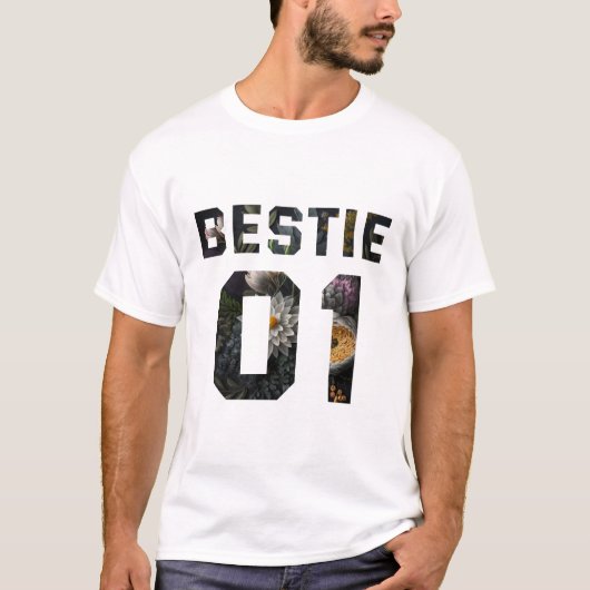 Bloem Beste Vriendin 01 T-shirt (Voorkant)