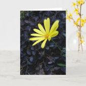 Bloem bij het Festival Notecards (Spatie binnen) Kaart (Gele Bloem)