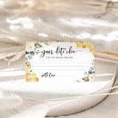 Bloem bij ideeën voor een dateavond. Date jar Informatiekaartje