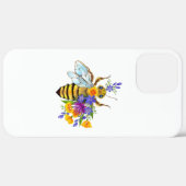 Bloem bij met wilde planten Case-Mate iPhone case (Achterkant / Rechts)