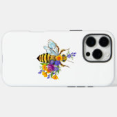 Bloem bij met wilde planten Case-Mate iPhone case (Achterkant (horizontaal))