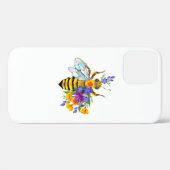 Bloem bij met wilde planten Case-Mate iPhone case (Achterkant (horizontaal))