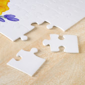 Bloem bij met wilde planten legpuzzel (Zijkant)