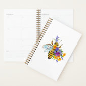 Bloem bij met wilde planten planner (Display)