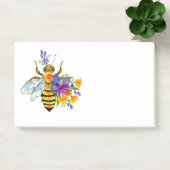 Bloem bij met wilde planten post-it® notes (Kantoor)