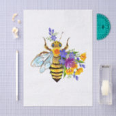 Bloem bij met wilde planten tissuepapier (Craft)