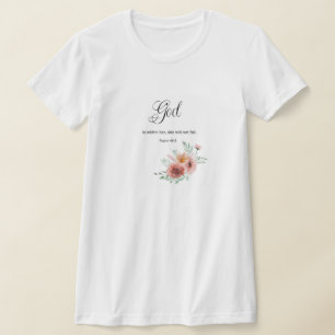 Bloem Bijbeltekst  T-shirt