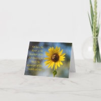 Bloem, bijen en gibran Notecard (blanco binnenin)